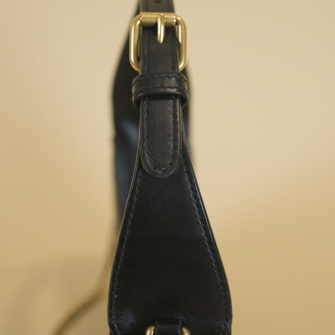 GUCCI GG MARMONT HALF MOON MINI SHOULDER BAG