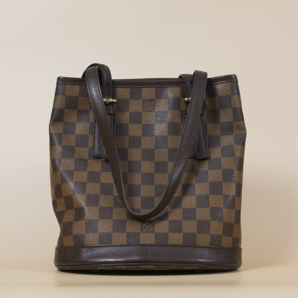 LOUIS VUITTON MARAIS BUCKET BAG PM DAMIER EBENE